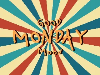 Monday Mood - Handwritten Font