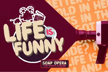 Soap Opera - Funny Handmade Brush Font