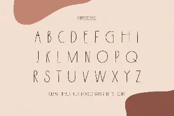 Kenzira - A Hand Drawn Art Deco Font