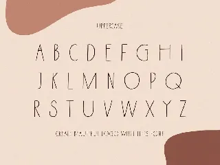 Kenzira - A Hand Drawn Art Deco Font