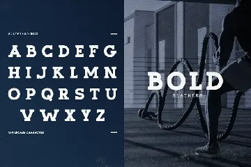 Slathers - Ligature Slab Serif font