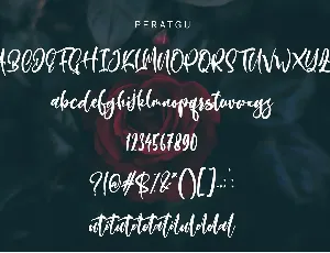 Peratgu font