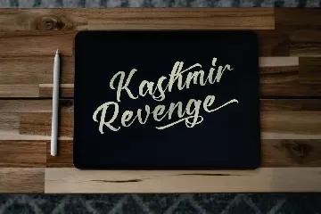 Kashmir Revenge Calligraphy Font