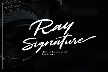 RAY SIGNATURE font