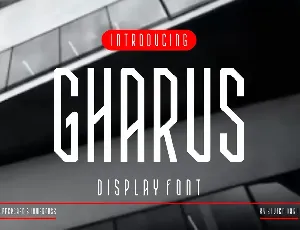 Gharus font