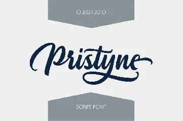 PRISTYNE - Script Font