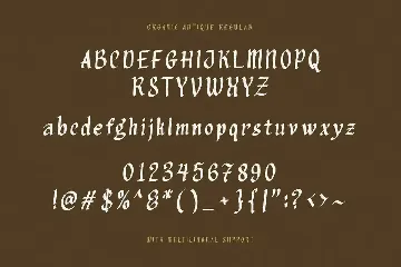 Organic Antique - Blackletter Fonts