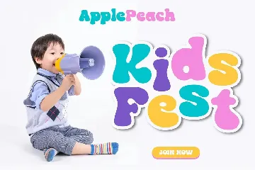 Apple Peach font