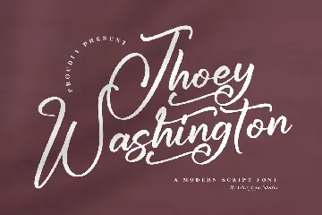 Jhoey Washington Script Font