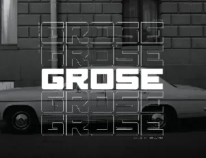 Grose font