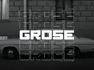 Grose font