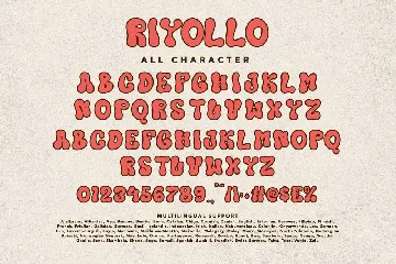 Riyollo Groovy Decorative Display Font