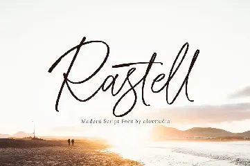 RASTELL - Script font