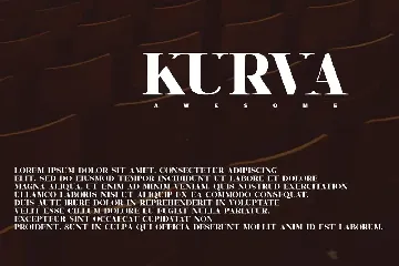 Kurva - Serif Font