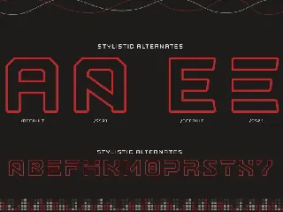 Nostromo Outline font