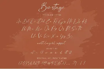 Bonstage - Modern Signature Font