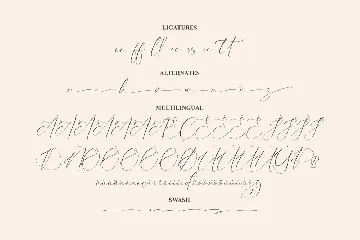 Hatterful Amalia Luxury Script Font