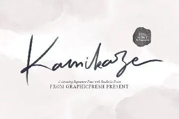 Kamikaze SVG Font