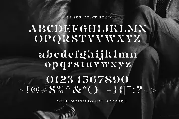 Black Point - Modern Font Duo