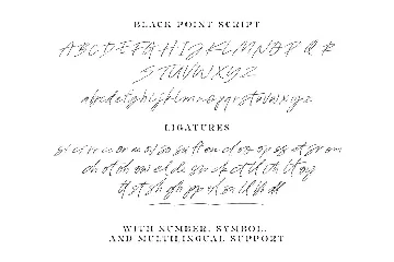 Black Point - Modern Font Duo