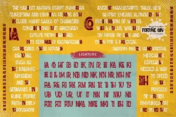 Fortune Coin - Ligature Cartoon Display font