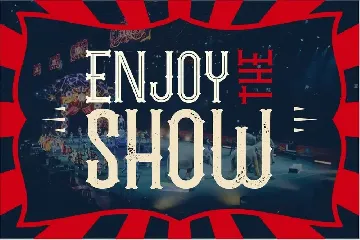 The Circus Show - Carnival Display Font