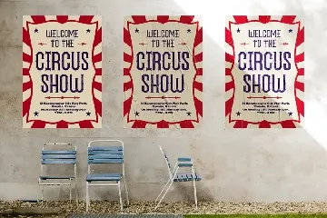 The Circus Show - Carnival Display Font