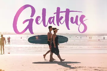 Gelaktus Handwritting Font