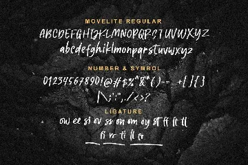 Movelite - Bold Handwriting Font