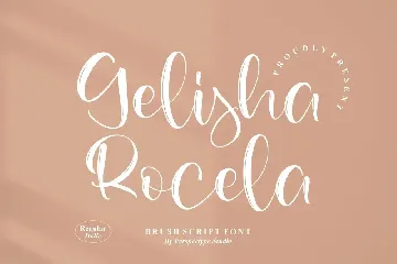 Gelisha Rocela Brush Script Font