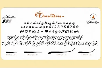 Winston Script font