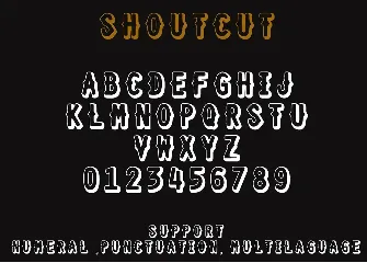 Shourtcut Vintage Bundle Font