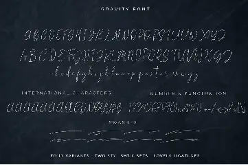 Gravity - Modern Signature Font