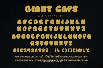 Giant Caps Graffiti Display Font