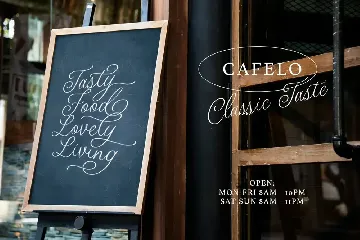 Bitterdine - Natural Calligraphy Script font