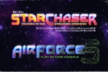 Space Armada - A Retro Future Font