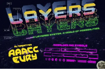 Space Armada - A Retro Future Font