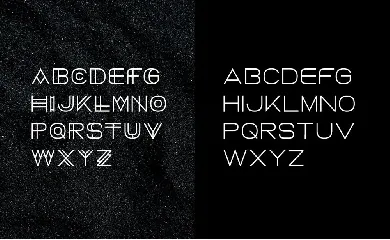 BLACK - Unique, Mysterious & Hybrid Typeface font