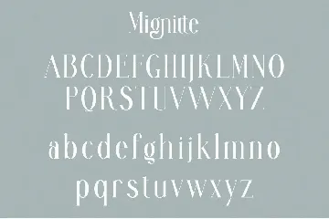 Mignitte & Houdient Duo Font