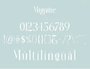 Mignitte & Houdient Duo Font