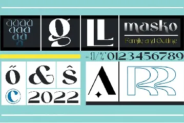 Masko font family