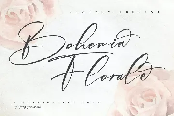 Bohemia Florale Calligraphy Font