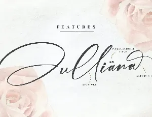 Bohemia Florale Calligraphy Font