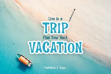 Travelista - Vacation Display Font