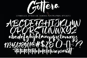 Gottera font