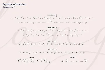 Allonges font