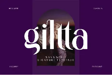 giltta Sans Serif Font