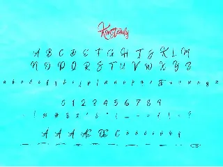 Konsteady font