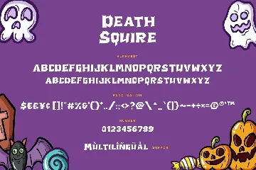 Death Squire - Halloween Font