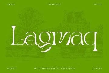 Lagmaq Unique Serif Font